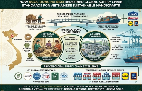 How Ngoc Dong Ha Nam Redefined Global Supply Chain Standards for Vietnamese Sustainable Handicrafts